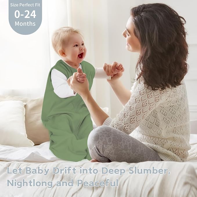 Baby Sleep Sack 6-12 Months, 100% Cotton TOG 0.5 Wearable Blanket - Image 8