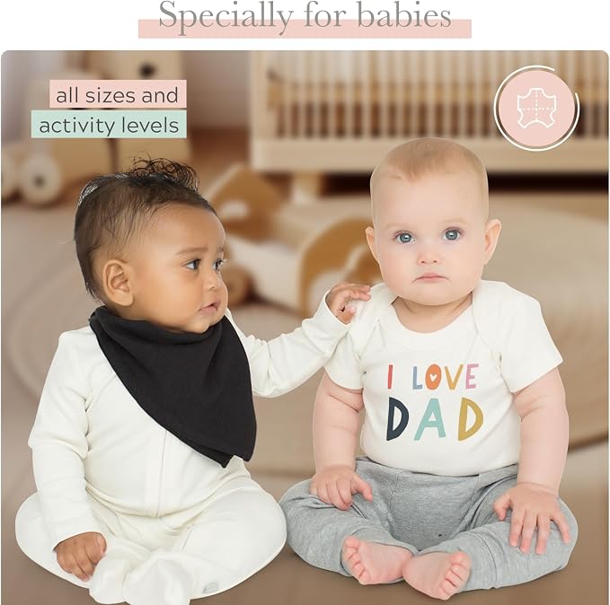 Finn + Emma Organic Cotton Graphic Baby Onesie - Image 3