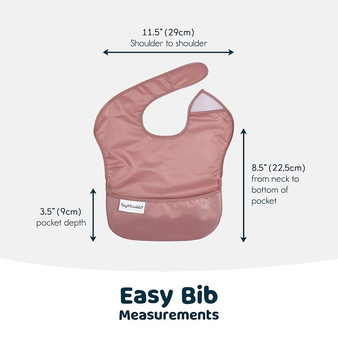 Tiny Twinkle Mess Proof Baby Bibs - Image 7