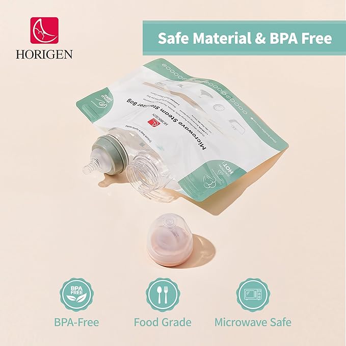 Larger Microwave Sterilizer Bags, Reusable Baby Bottle Sterilizer Bags - Image 6