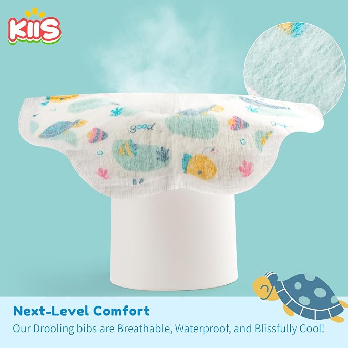KIIS Disposable Baby Bibs for Baby Boys and Girls - Image 5