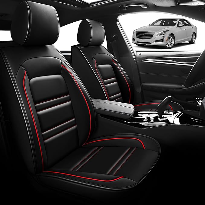 Seat Cover for Cadillac cts 2003-2019 | Car Seat Covers Front Seats, Waterproof - Image 2
