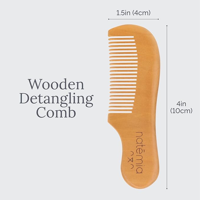 Natemia Baby Hair Brush and Comb Set - Image 8
