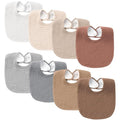Konssy Muslin Baby Bibs 8 Pack Baby Bandana Drool Bibs Cotton by Konssy
