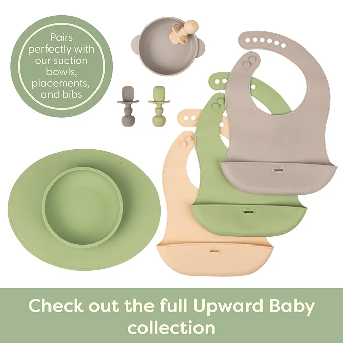 UpwardBaby Silicone Baby Spoons Self Feeding 6 Months - Image 9
