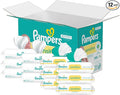 Pampers Sensitive Baby Wipes, Water Based, Hypoallergenic and Unscented by Pampers