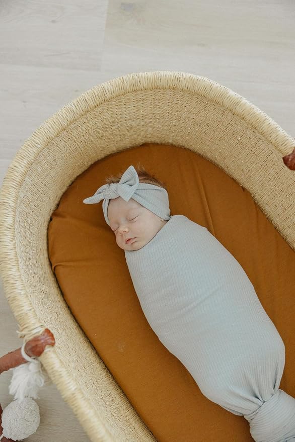 Copper Pearl Baby Swaddle Blanket - Image 5