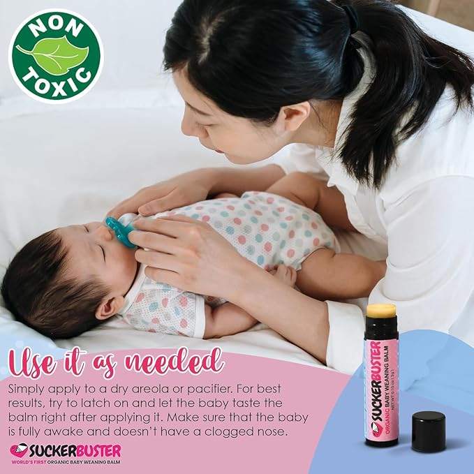 SUCKERBUSTER Baby Breastfeeding Weaning Balm Stick - 10oz - Image 9