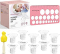 Flange Sizing Kit 3 in 1 with 10PCS Flange Inserts 13/15/17/19/21mm, Silicone by NursiLuna