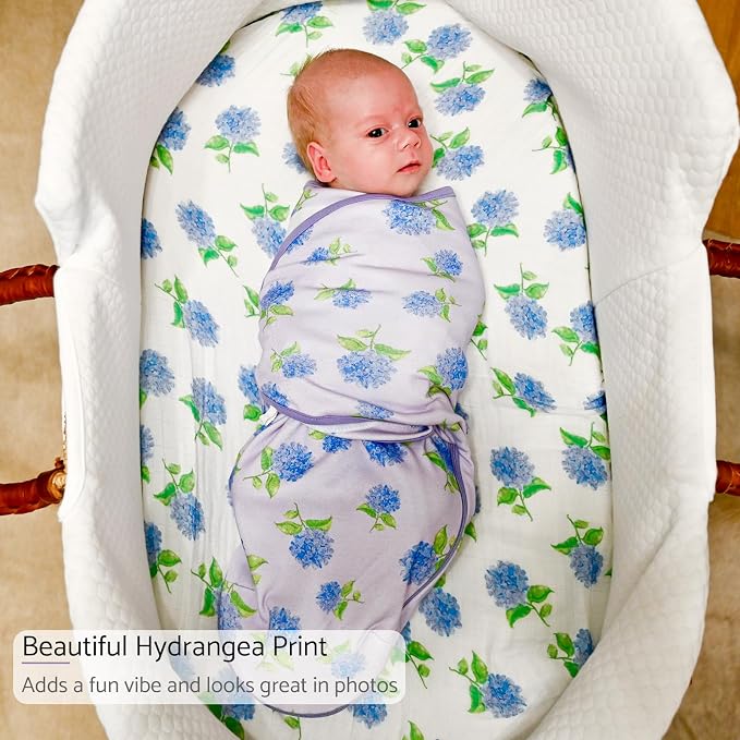 LollyBanks Baby Swaddles 100% Organic Cotton, 0-3 Months Baby Girl Swaddles - Image 3