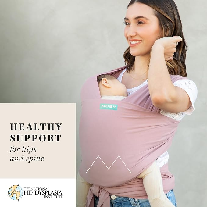 Moby Baby Wrap Carrier Classic for Newborns to Toddlers, Infant Sling Carrier - Image 3