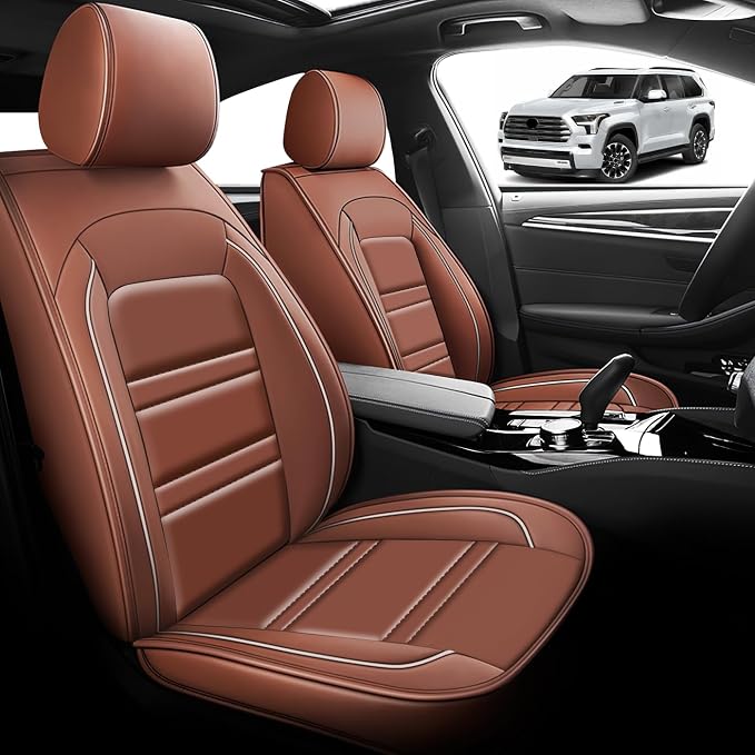 Seat Cover for Toyota Sequoia 2008-2025 | Car Seat Covers Front Seats, - Image 2