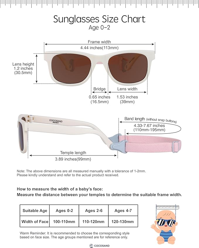 COCOSAND Flexible Baby Sunglasses - Image 5