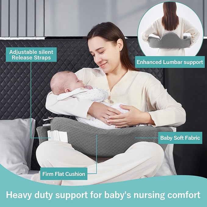 QSTEHEML Nursing Pillow for Breastfeeding - Image 3