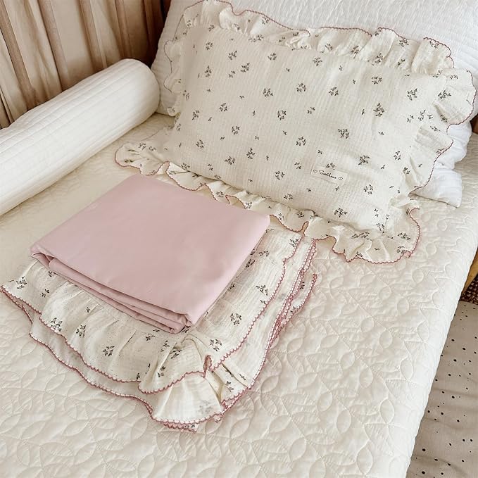 AOJIM Cotton Muslin Kids Toddler Pillowcase - Image 4
