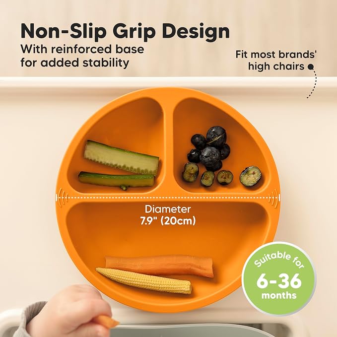 KeaBabies Suction Plates for Baby, Toddler - Image 4
