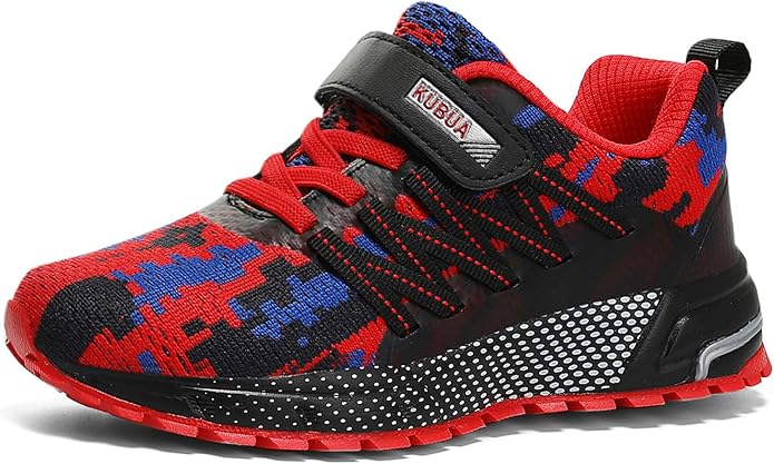 KUBUA Kids Sneakers for Boys Girls Running Tennis Shoes Lightweight Breathable - Image 2
