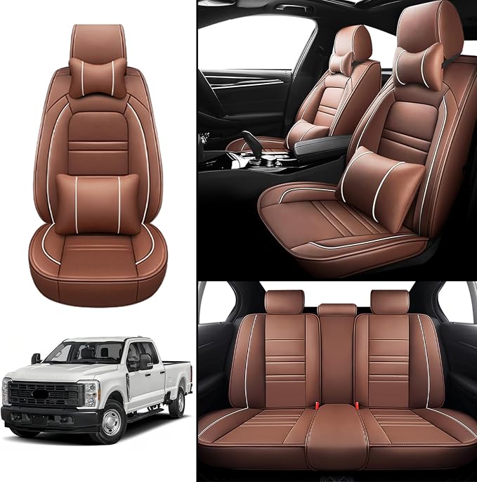 Car Seat Covers for Ford f250 2011-2025 | 5-Seats Seat Covers, Waterproof Seat - Image 2