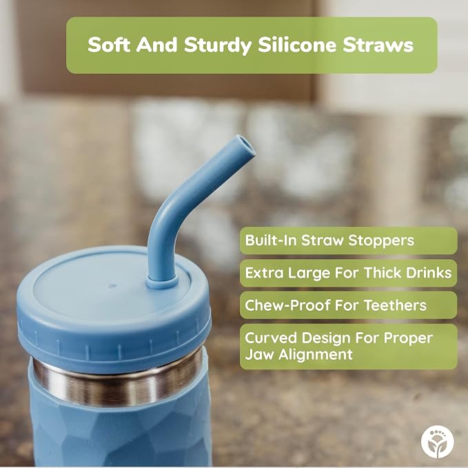 WeeSprout 2-in-1 Drinking Cups for Kids, Durable Stainless Steel Tumbler for - Image 3