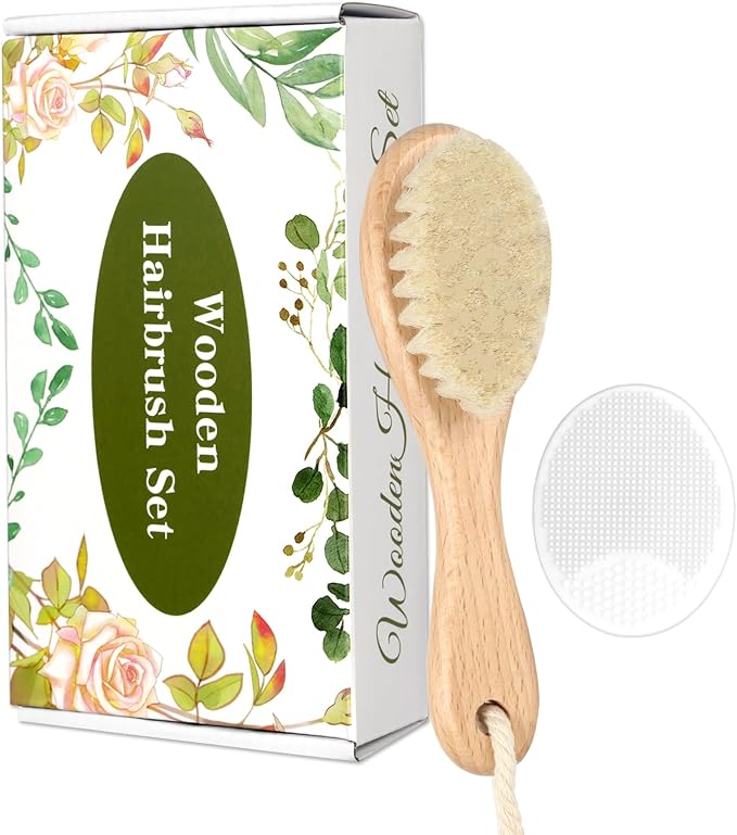 Wooden Soft Goat Bristles Brush by WXA