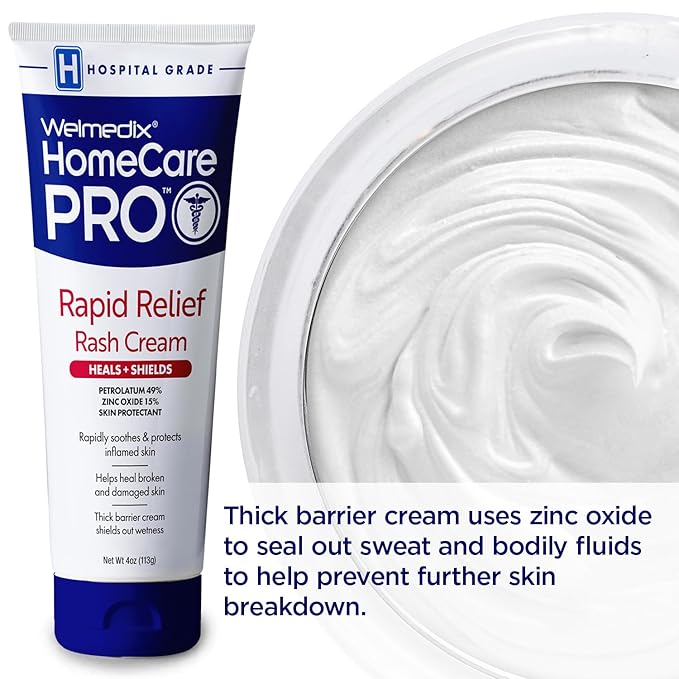 Welmedix HomeCare PRO Rapid Relief Adult Diaper Rash Cream – Extra Thick - Image 9