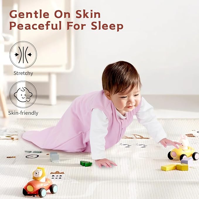 Baby Sleep Sack 6-12 Months, 100% Cotton TOG 0.5 Wearable Blanket - Image 5