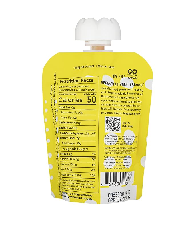 White Leaf Provisions Organic Purees / Baby Food Pouches - Image 6