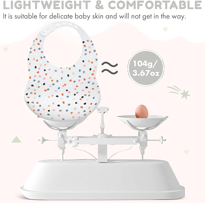 BPA-Free Silicone Baby Bibs - Image 2
