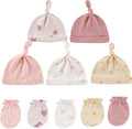 Baby Hat and Mittens Set Newborn Baby Hats Caps by MAMIMAKA