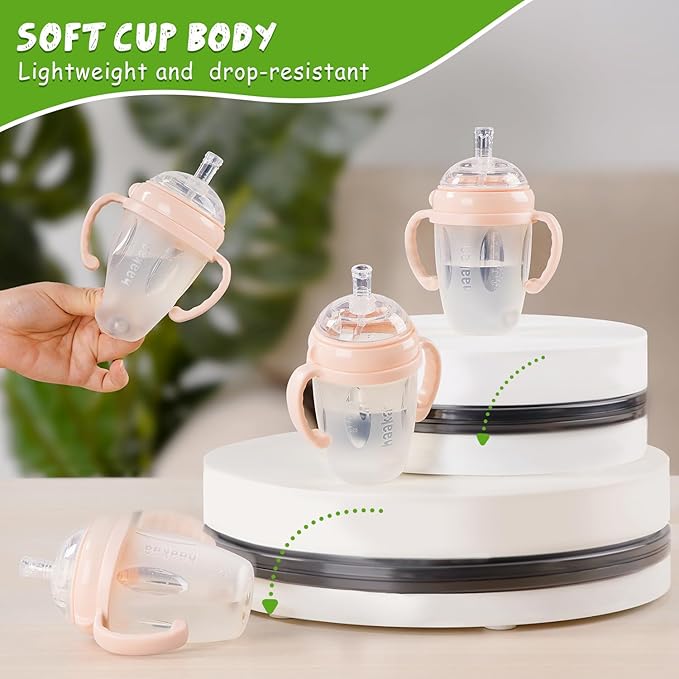 haakaa Weighted Straw Cup Sippy Cup - Image 9