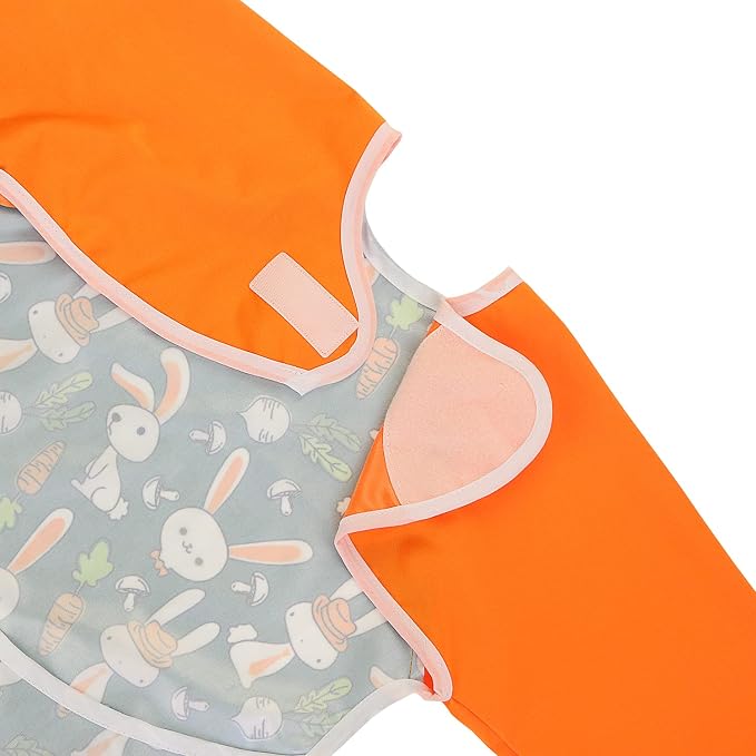 Infant Toddler Baby Waterproof Sleeved Bib, Bib - Image 3