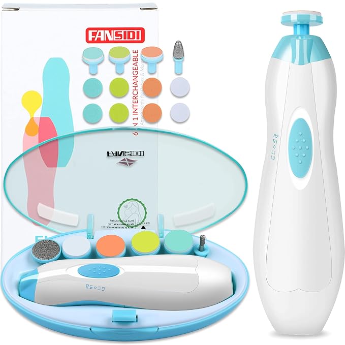 Baby Nail Clippers, FANSIDI Safe Baby Nail Trimmer Baby Nail File Electric by FANSIDI