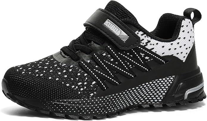 KUBUA Kids Sneakers for Boys Girls Running Tennis Shoes Lightweight Breathable - Image 2