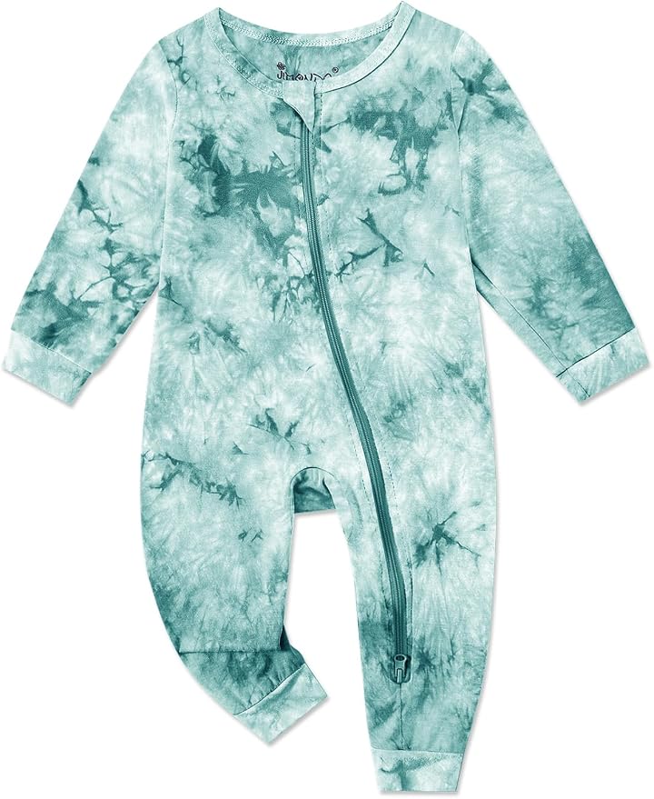 Jimonda Baby Girls Boys Footless Pajamas, Rayon From Bamboo Pjs 2 Way Zipper by JimondaBaby
