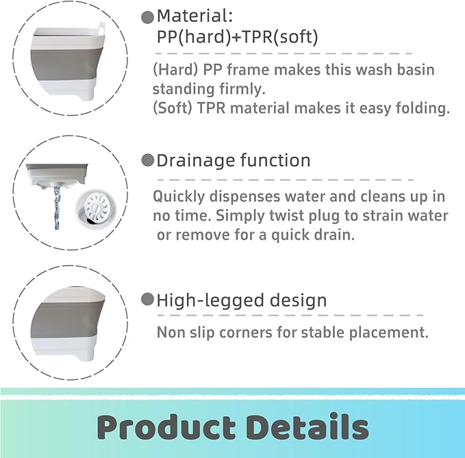 Collapsible Wash Basin for Baby Bottles - Image 3