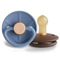FRIGG Little Viking Natural Rubber Baby Pacifier 2-Pack | Made in Denmark | by mushie