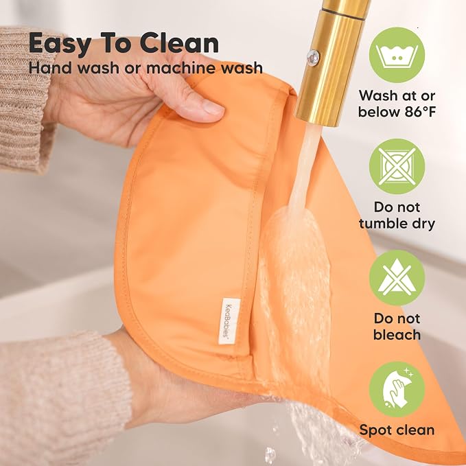 3-Pack Waterproof Baby Bibs for Eating - Image 6