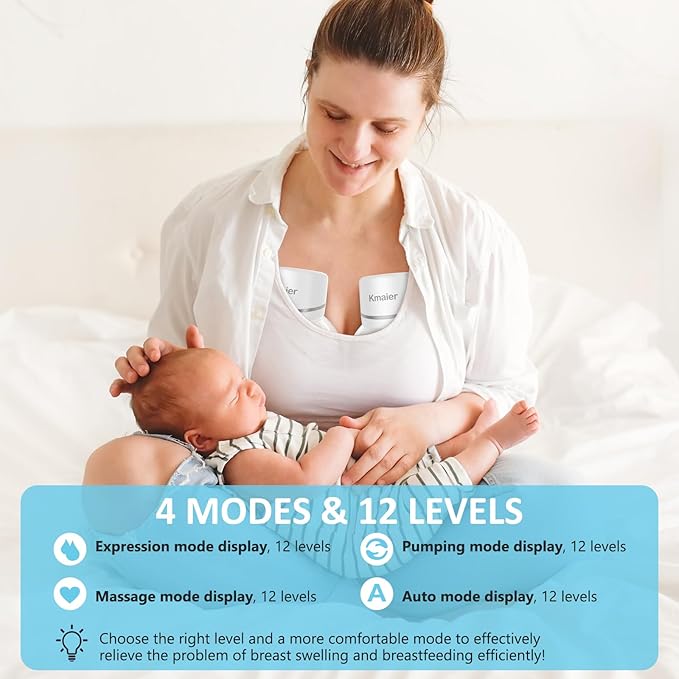 Wearable Breast Pump, Hands Free Breast Pump, Portable Electric Pump - Image 2