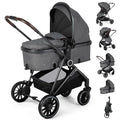 ANNA QUEEN 2 in 1 Baby Stroller, Folding High Landscape Infant Stroller by ANNAQUEEN