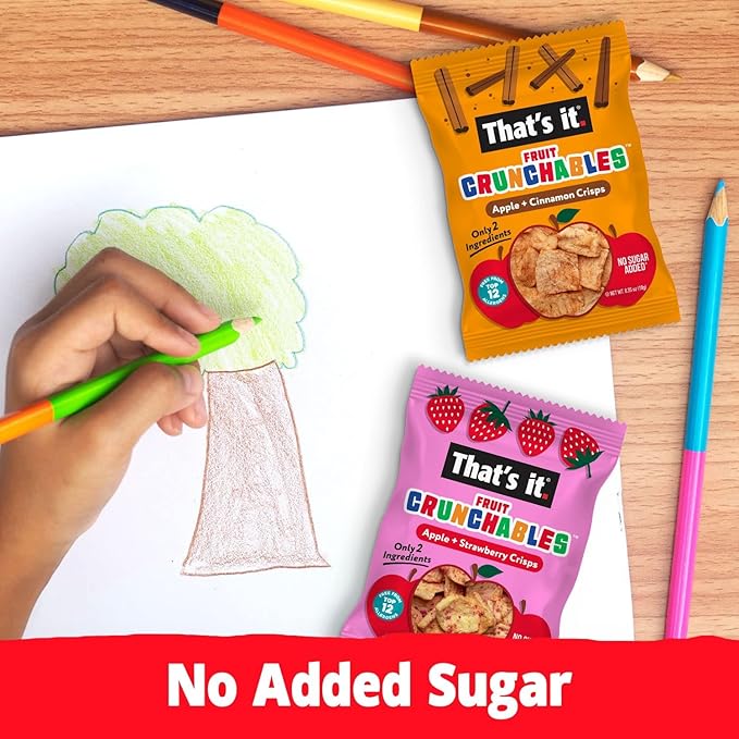 That’s it. Fruit Crunchables Apple + Cinnamon Crisps, Gluten-Free, No Added - Image 4