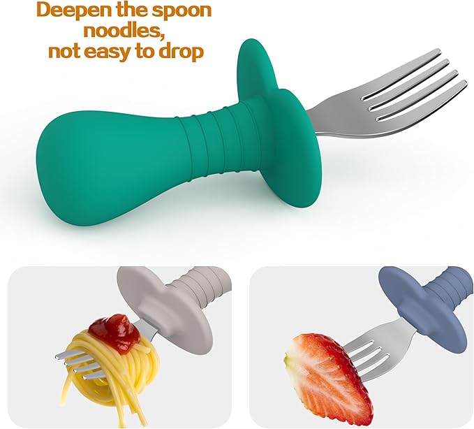 Baby Forks Toddler Forks for Self Feeding, Kids Forks - Image 7