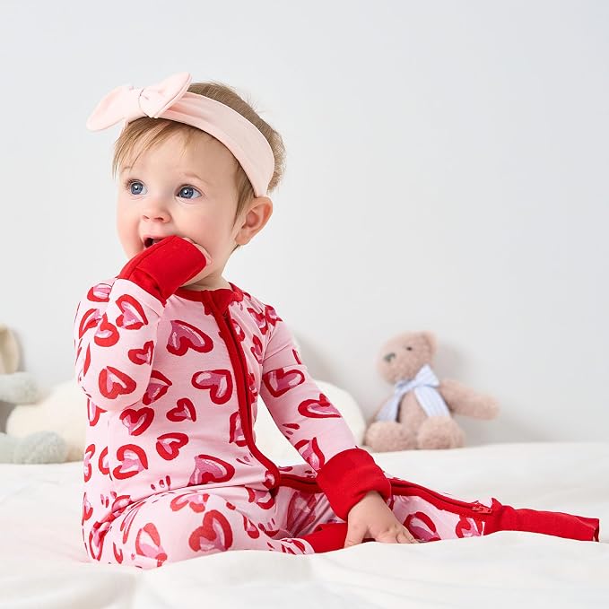 pureborn Baby Infant Boys Girls Sleeper Snug Fit Viscose from Bamboo Pajamas - Image 2