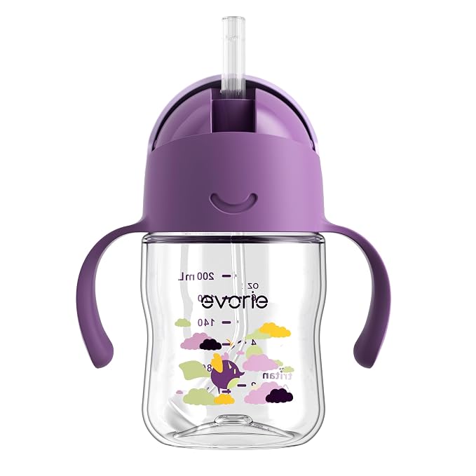 Evorie Tritan Weighted Straw Sippy Cup by Evorie