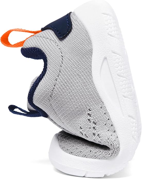 MORENDL Toddler Slip On Sneakers Baby Walking Shoes Non-Slip Breathable Unisex - Image 5