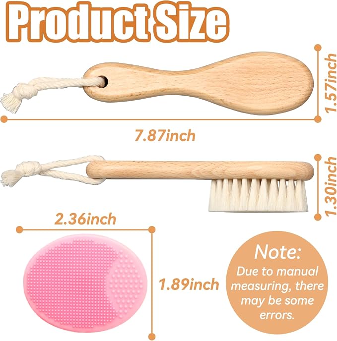 Wooden Baby Hair Brush and Comb Set - Image 3