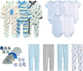 Newborn Layette Gift Set 27-Piece Baby Girl Clothes Bodysuits, Pants Essentials by MAMIMAKA