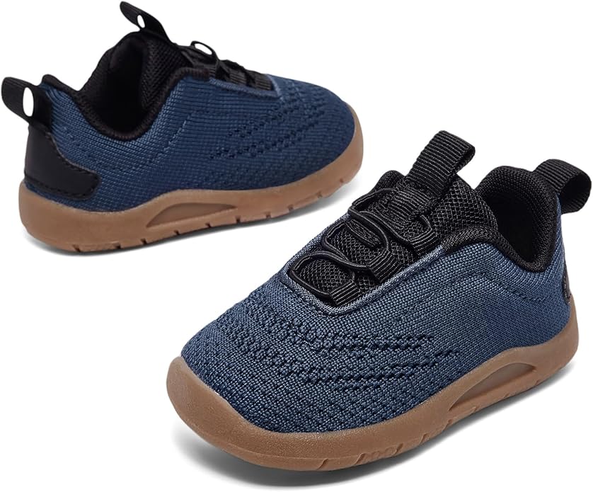 MORENDL Toddler Slip On Sneakers Baby Walking Shoes Non-Slip Breathable Unisex - Image 3