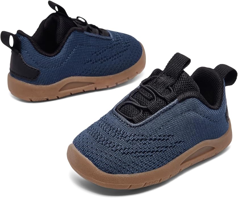 MORENDL Toddler Slip On Sneakers Baby Walking Shoes Non-Slip Breathable Unisex - Image 3