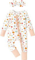 PATPAT Baby Girl Boy Clothes Newborn Infant Footie – Soft Viscose from Bamboo– by PATPAT