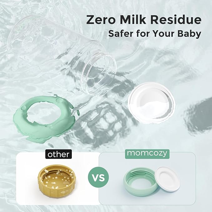 Momcozy Natural Baby Bottle, BPA Free Breast Milk Container, Storage Collection - Image 4